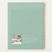 Kinderkunst Keepsake 20 tekeningen Collage Planner (Achterkant)