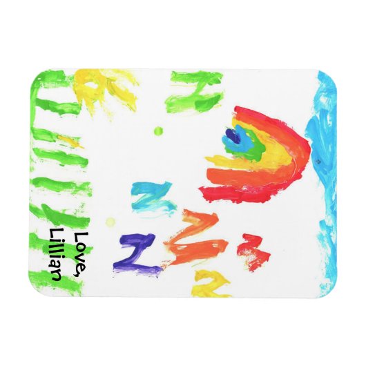 Kinderkunstmagneet Magneet (Horizontaal)