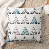 Kinderkussens - Blauwe Teepee Kussen (Deken)