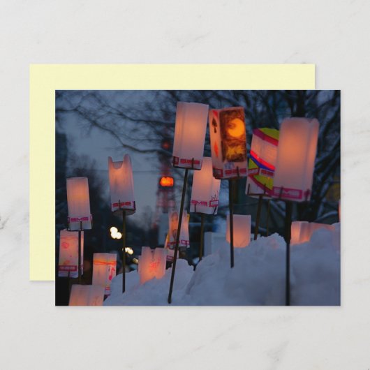 Kinderlampions Briefkaart (Voorkant / Achterkant)