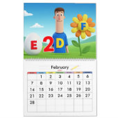 Kinderleerkalender – ABC & 123 educatief Kalender (Feb 2027)