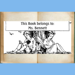 Kinderleesplaat Rubberstempel