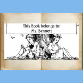 Kinderleesplaat Rubberstempel