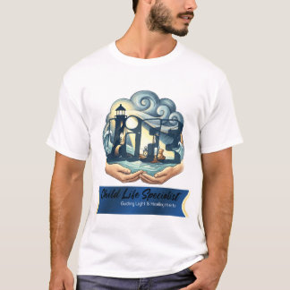 Kinderlevens Specialist Leidend Licht Helende Hart T-shirt
