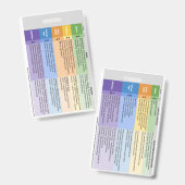 Kinderlevensbadge (verticaal) badge (Voor- en achterkant)