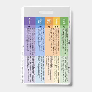 Kinderlevensbadge (verticaal) badge