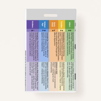 Kinderlevensbadge (verticaal) badge