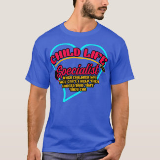 Kinderlevensspecialist wanneer kinderen zeggen dat t-shirt
