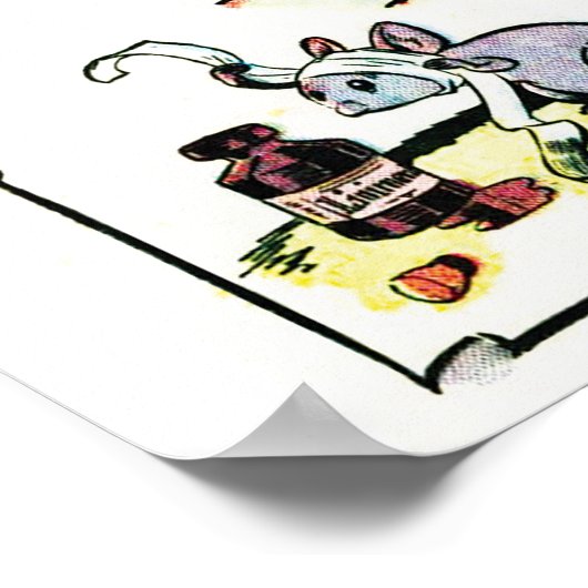 Kinderliedje "Hickory Dickory Dock" poster (Hoek)