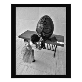 Kinderlijke onschuld foto afdruk