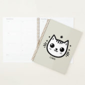 kinderlijke tekening | Zwart-Wit | minimalistisch Planner (Display)