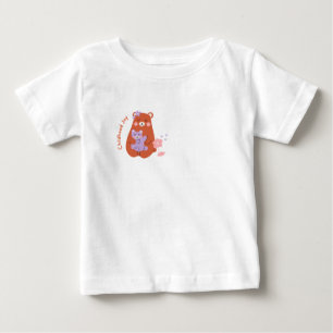 Kinderlijke Vreugde Knuffel Beer Baby T-Shirt