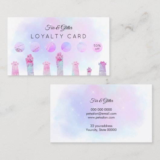 kinderlokkerij met trouwerij visitekaartje (Voorkant / Achterkant)