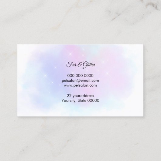 kinderlokkerij met trouwerij visitekaartje (Achterkant)