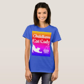 Kinderloos Cat Lady Vote T-shirt (Voorkant volledig)
