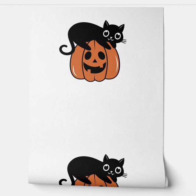 KINDERLOOS CAT WITCH Classic T-shirt Behang (Afrollen)