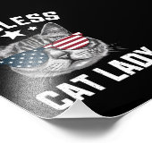 Kinderloos kat dame 2024 foto afdruk (Hoek)