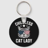 Kinderloos kat dame 2024 sleutelhanger (Voorkant)
