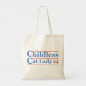Kinderloos kat dame 2024 tote bag (Voorkant)