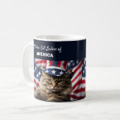 Kinderloze Cat Dames van Amerika Koffiemok (Voorkant links)