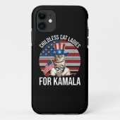 Kinderloze Cat Dames voor Kamala Case-Mate iPhone Case (Achterkant)