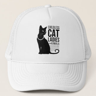 Kinderloze Cat Dames voor Kamala Harris T-Shirt Trucker Pet