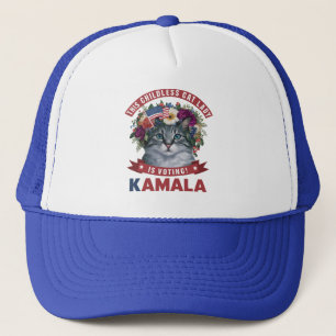 Kinderloze Cat Dames voor Kamala Harris Trucker Pet