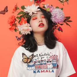 Kinderloze Cat Dames voor Kamala T-Shirt