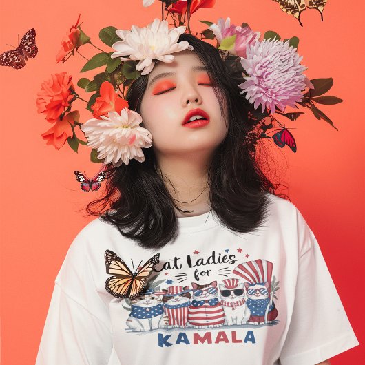 Kinderloze Cat Dames voor Kamala T-Shirt