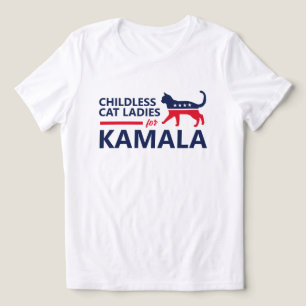 Kinderloze Cat Dames voor Kamala Tri-Blend Shirt