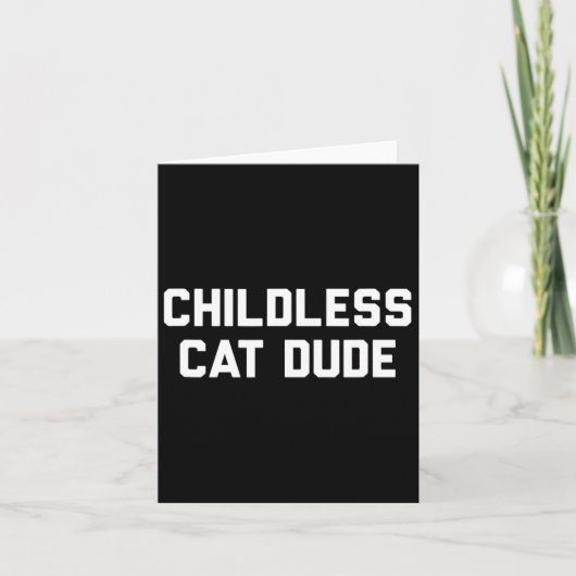 Kinderloze Cat Dudes Kaart (Voorkant)