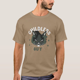 Kinderloze Cat Guy" Mannen T-shirt
