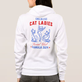 Kinderloze Cat Ladies Kamala 2024 (Afdrukken op Ac Hoodie