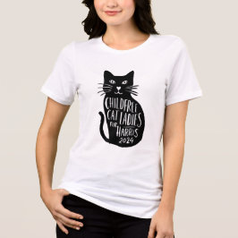 Kinderloze Cat Ladies voor Harris 2024 T-shirt