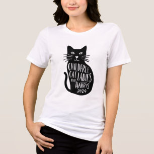 Kinderloze Cat Ladies voor Harris 2024 T-shirt