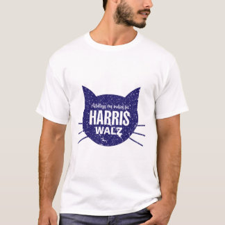 Kinderloze Cat Ladies voor Harris Walz 2024 T-shirt