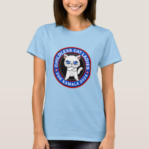 Kinderloze Cat Ladies voor Kamala Democraten US 20 T-shirt