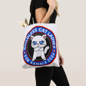 Kinderloze Cat Ladies voor Kamala Democraten US 20 Tote Bag (Dichtbij)