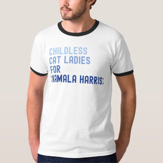 Kinderloze Cat Ladies voor Kamala Harris 2024 - Ka T-shirt (Voorkant)