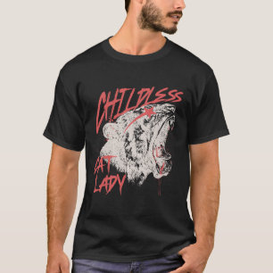 Kinderloze Cat Lady 1 T-shirt
