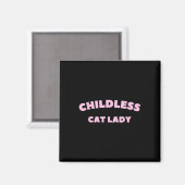 Kinderloze Cat Lady 2024 Millennial 1 Magneet (Voorkant / Achterkant)