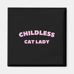 Kinderloze Cat Lady 2024 Millennial 1 Magneet