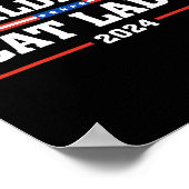 Kinderloze Cat Lady 24 Grappige Stemverkiezing 202 Poster (Hoek)