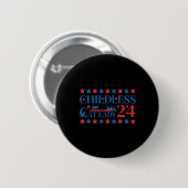 Kinderloze Cat Lady 4 Ronde Button 5,7 Cm (Voorkant /achterkant)