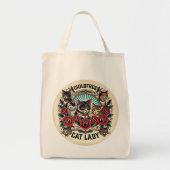 Kinderloze Cat Lady Canvas tas (Voorkant)