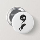 Kinderloze Cat Lady Comma - La Kamala Harris voor  Ronde Button 5,7 Cm (Voorkant /achterkant)