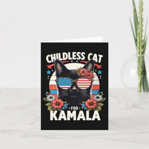 Kinderloze Cat Lady Dames voor Kamala Harris Stemm Kaart