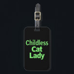 Kinderloze Cat Lady Funny Vote 2024 Bagagelabel<br><div class="desc">Kinderloze Cat Lady Funny Vote 2024</div>