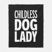 Kinderloze Cat Lady Funny Vote 2024 Fleece Deken (Voorkant)