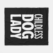 Kinderloze Cat Lady Funny Vote 2024 Fleece Deken (Voorkant (Horizontaal))